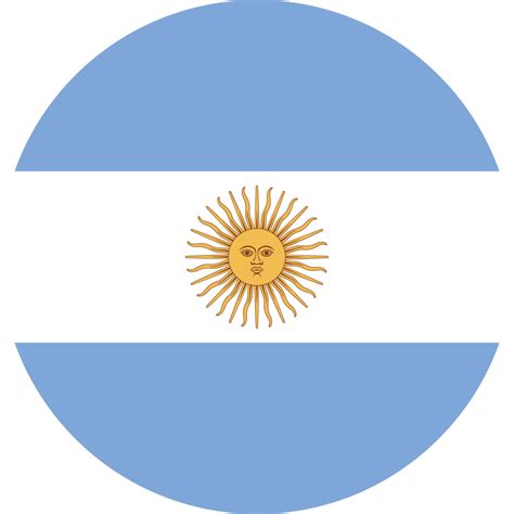 argentina circle flag png